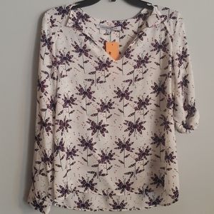 Collective Concepts Blouse New Floral White